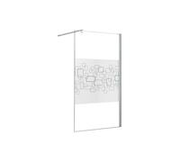 Paroi de douche à l'italienne sérigraphiée - 140 x 200 cm - PAULINA III