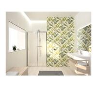 Paroi de douche coulissante avec paroi fixe - verre transparent - Ocean 2P NOVELLINI