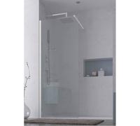 DOUCHE ITALIENNE WALK-IN EN PVC BLANC VENUS