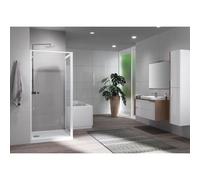 Paroi de douche fixe et réversible - Riviera 2.0 F 78-82CM V.TR BLC NOVELLINI