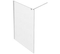 Paroi de douche Contra textile 120cm + kit profilé Chromé