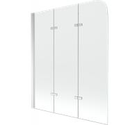 Paroi de douche Mexen Felix 120x140 cm, chrome transparent