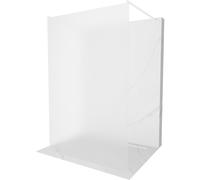 Paroi de douche Mexen Kyoto 100 x 200 cm, verre givré 8 mm, profilé aluminium...