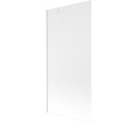 Paroi de douche Mexen Next 90 x 150 cm, verre givré, blanc, 1 vantail, rigide