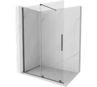 Paroi de douche Mexen Velar 150 x 200, verre trempé, aspect transparent