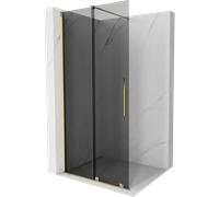 Paroi de douche Mexen Velar 75 x 200 cm, verre graphite, or, verre trempé 8 mm