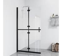 Inloopdouchewand inklapbaar 70x190 cm ESG-glas halfmat151186