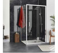 Paroi de douche porte coulissante en angle 120 x 90 cm JACOB DELAFON L'Ingénieuse
