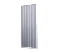 PORTE DE DOUCHE PVC PLIANTE BLANC NICHE OUVERTURE LATÉRALE 140 H185