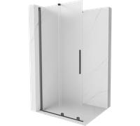 Paroi de douche Walk-in Mexen Velar 75 x 200 cm, mat, gris pistolet brossé