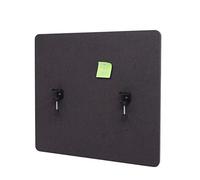 Paroi de séparation acoustique HWC-G75 tissu 65x60cm marron gris