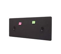 Paroi de séparation acoustique MENDLER HWC-G75 tissu 140x60cm marron-gris Gris