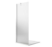 Paroi douche Walk In 30CM H190 Verre Transparent avec Traitement Anticalcaire mod. Flip