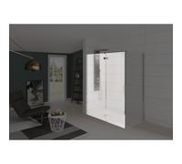 Paroi Kinestyle pivotant pour porte+fixe 160 gauche - KINEDO PA1796CTNEG