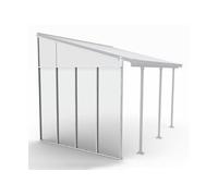 Paroi latérale blanche pour pergola 704482