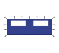 Paroi Latérale de Belvédère avec Fenêtres 4x2m Crème Tente de Réception vidaXL