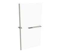HÃPPE Select+ paroi latÃ©rale seule, Ã©paisseur de verre 10mm, largeur 1000mm, SL0104, Cabines de douche: Couleur du profilÃ© verre argentÃ© mat ESG clair - SL0104087321