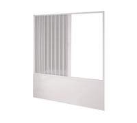 Paroi Pare-Baignoire 170-140 CM en Pvc mod. Nova Kit Vasca avec ouverture latérale