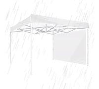 Paroi Pare-Soleil - Bâche D'extérieur, Paroi Latérale De Tente Escamotable | Paroi Pare-Soleil Pliable Instantanée avec Protection Solaire, Paroi Latérale D'auvent Extérieur pour Cour Plage Patio