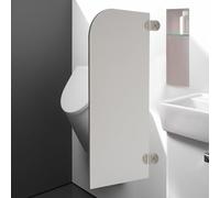 Paroi pubienne - Brise-vue - Cloison de séparation de toilettes - Montage mural - Brise-vue imperméable - Pour lieux publics, écoles, bureaux (90 x 40 cm)