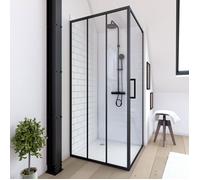 Paroi retour pour porte de douche - 80x200 cm - CRUSHX RETOUR 80CM