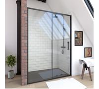 Porte de douche - Factory - style industriel - 120x200cm AURLANE