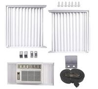 Parois latérales AC de fenêtre - Parois latérales AC pour unités de fenêtre | Parois latérales AC avec cadre, isolation réglable, paroi latérale AC pour le remplacement d'un climat de fenêtre de 12