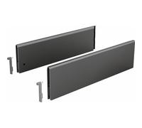Parois latérales acier TopSide ArciTech-hauteur 124 mm-anthracite-L400mm HETTICH