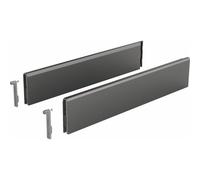 Parois latérales acier TopSide ArciTech-hauteur 92 mm-anthracite-L500 mm HETTICH