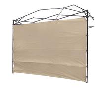 Parois latérales d'auvent, Pare-Soleil instantané pour auvent Pop-up de 3 x 3 m, Polyester 210D imperméable, 1 paroi latérale Uniquement, Beige Neuf
