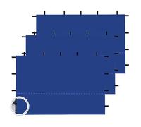 Parois latérales d'auvent pop-up avec revêtement en polyuréthane argenté, outil de protection solaire pour événements d'affaires en plein air, pique-nique, plage, camping, réunions de famille, housse