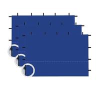 Parois latérales d'auvent pop-up - Paroi solaire instantanée | Revêtement en polyuréthane argenté multi-usages, outil de protection solaire pour la plage, le camping, les pique-niques, les réunions de