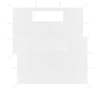 Parois latérales de belvédère avec fenêtres 2 pcs Blanc,Maison & Jardin, Pelouses & Jardins, Vie en extérieur, Structures extérieures, Accessoires pour auvents & abris, Blanc (Poids 1.3KG)-0428