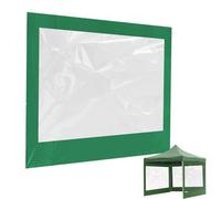 Parois latérales de la tente de baldaquin | Toile enveloppante pour tente | Parois latérales de parasols de 3,8 x 2,7 m pour auvent droit pop-up, paroi latérale de toi