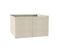 Outsunny – Parois latérales de rechange pour tonnelle 3 x 4 m – Polyester beige, zippées, 2 attaches