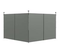 Outsunny Parois latérales de Rechange Barnum Panneaux latérals pour tonnelle 3 x 3 ou 3 x 6 m 2 pièces Gris foncé