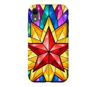 Parol Lanterne Philippine Motif étoile de Noël Arc-en-Ciel Kaléidoscope Coque pour iPhone XR