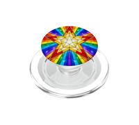 Parol Philipino Lanterne de Noël Motif étoile Arc-en-Ciel PopSockets PopGrip pour MagSafe