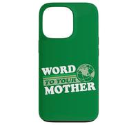 Parole à Votre Terre Mère Rétro Eighties Planet Dark Coque pour iPhone 13 Pro