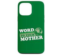 Parole à Votre Terre Mère Rétro Eighties Planet Dark Coque pour iPhone 13 Pro Max
