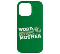 Parole à Votre Terre Mère Rétro Eighties Planet Dark Coque pour iPhone 14 Pro Max