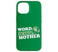 Parole à Votre Terre Mère Rétro Eighties Planet Dark Coque pour iPhone 15