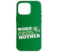 Parole à Votre Terre Mère Rétro Eighties Planet Dark Coque pour iPhone 16 Pro