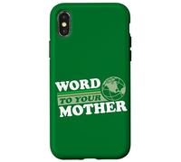 Parole à Votre Terre Mère Rétro Eighties Planet Dark Coque pour iPhone X/XS