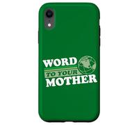 Parole à Votre Terre Mère Rétro Eighties Planet Dark Coque pour iPhone XR