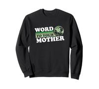 Parole à Votre Terre Mère Rétro Eighties Planet Dark Sweatshirt