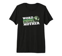 Parole à Votre Terre Mère Rétro Eighties Planet Dark T-Shirt Haut de Gamme
