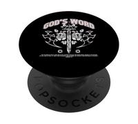 Parole de Dieu - Verset de la Bible chrétienne Foi PopSockets PopGrip Adhésif