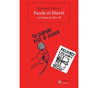 Parole et liberté La langue de mai 68 - Giovanni Dotoli - Hermann - broché - Essai