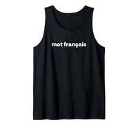 Parole française Langue française Amusante Débardeur